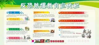 反恐防暴宣传栏图片