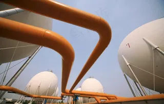 天然气储存罐图片