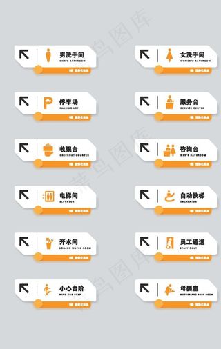 超市指示牌图片