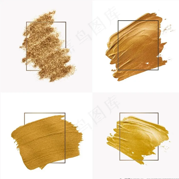 金色墨迹图片eps,ai矢量模版下载