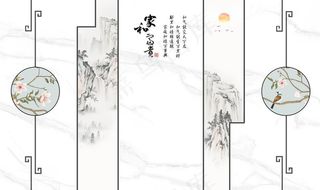 大理石背景墙图片