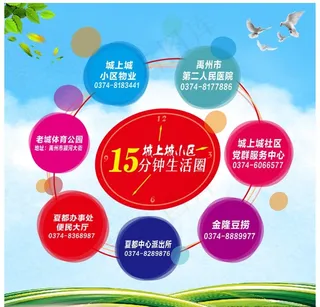 十五分钟生活圈图片