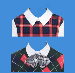 小女孩证件照衣服素材图片