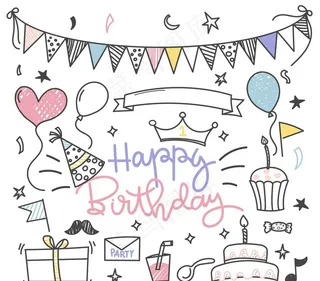 生日快乐背景图片