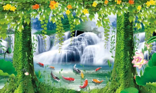 装饰画背景墙图片