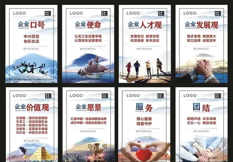 企业文化展板图片