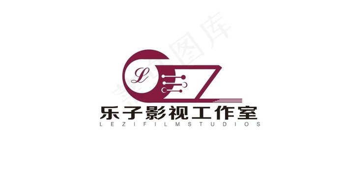 logo设计 乐子影视logo图片cdr矢量模版下载