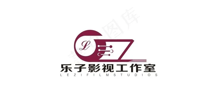 logo设计 乐子影视logo图片cdr矢量模版下载