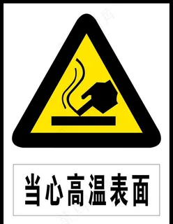 当心高温表面图片