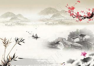 中国水墨画图片