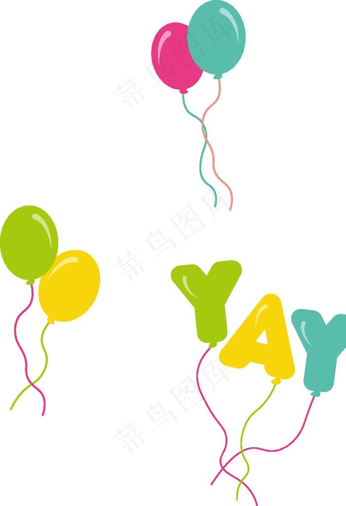 生日气球图片