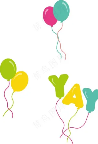 生日气球图片