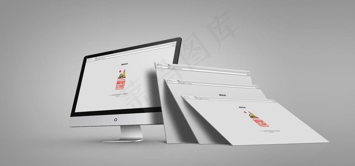 电脑样机图片(4000X2000(DPI:72))psd模版下载