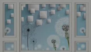 蒲公英  方块图片