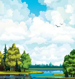 卡通森林图片 卡通森林图片