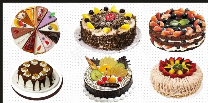 蛋糕图片(615X315)cdr矢量模版下载