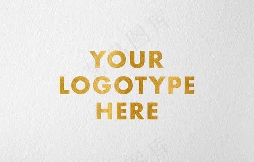 烫金LOGO样机图片