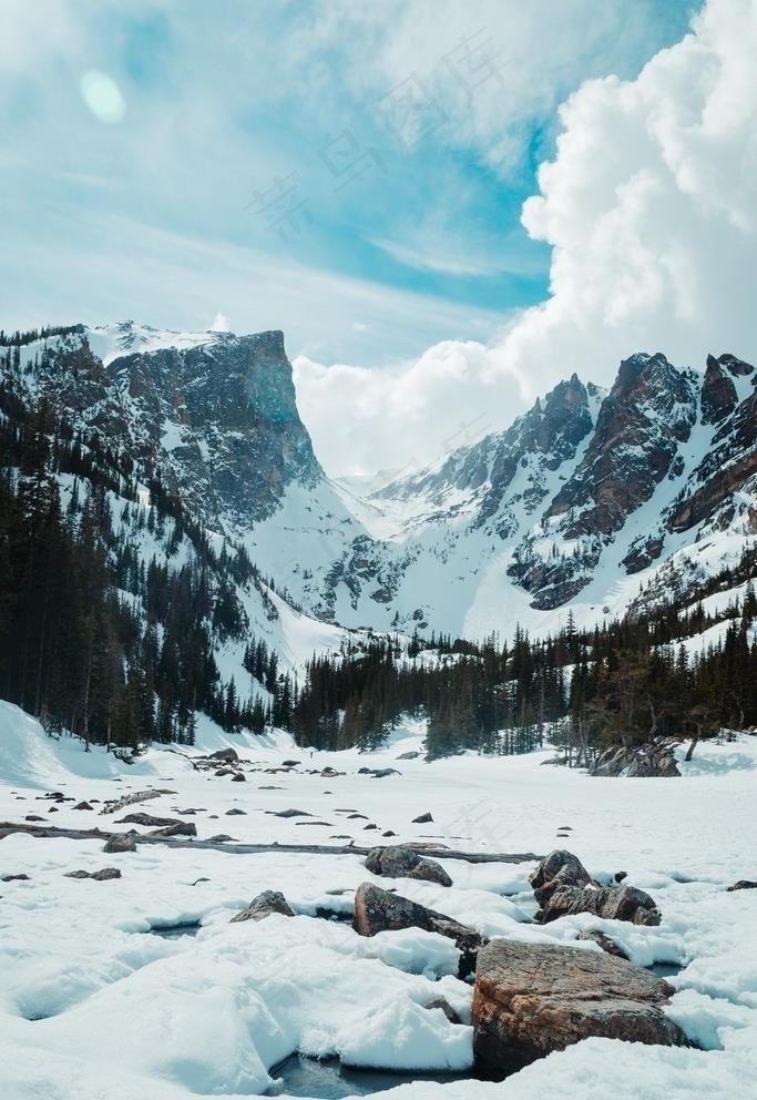 雪山风景图片