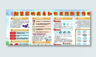 疫情防控宣传栏图片