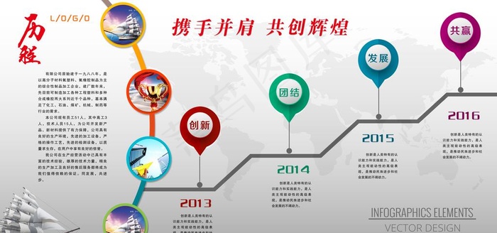 企业文化墙图片(9449X4724(DPI:200))psd模版下载