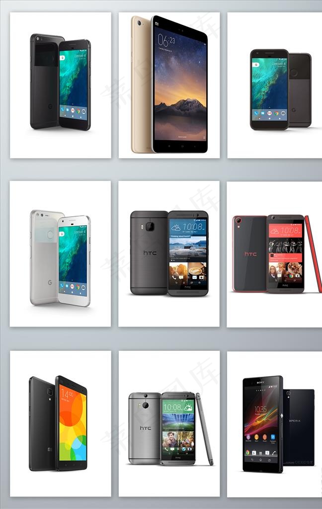 数码手机正反面实物免抠素材图片