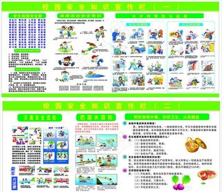 校园安全宣传栏图片