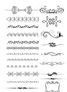 花边线条图片