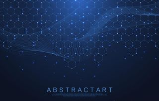 科技网格背景图片