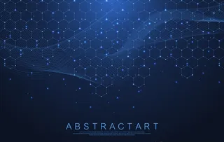 科技网格背景图片