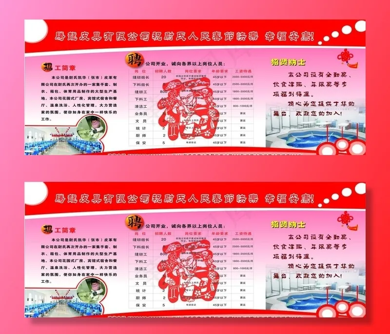 企业简介 招聘展板图片