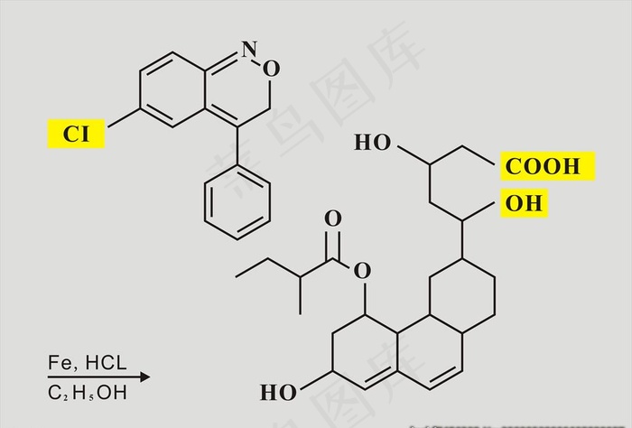 化学方程式矢量图图片cdr矢量模版下载