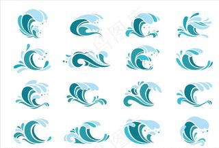 海浪设计图片