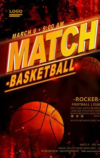 篮球比赛宣传海报图片