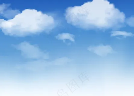 蓝天白云背景墙图片