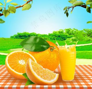 果汁主图背景图片