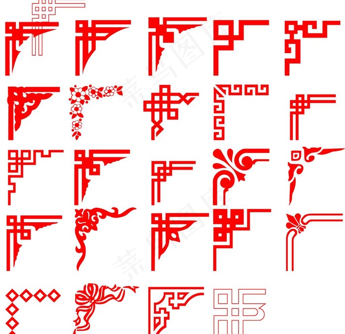 窗格边框  复古   底纹图片