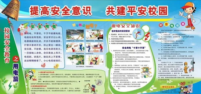 校园安全展板图片