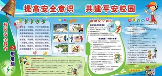 校园安全展板图片