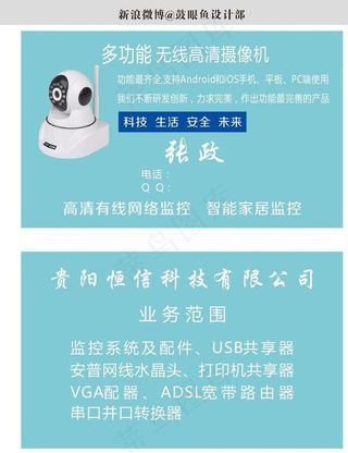 摄像头名片图片