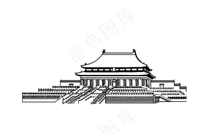 故宫图片psd模版下载