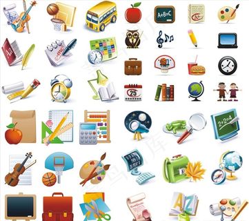学习办公用品图片