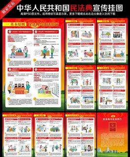 民法典宣传挂图图片 民法典宣传挂图图片