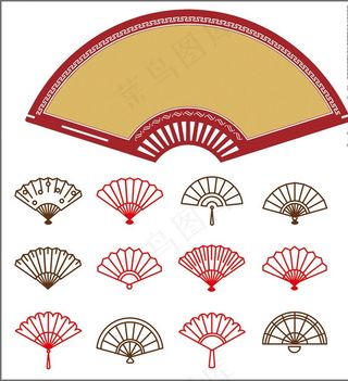 扇形标志 扇形图案图片