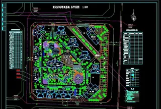 小区景观规划总平面图图片