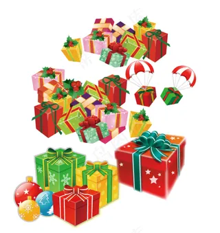礼物盒彩色图片