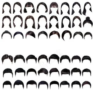 发型设计 理发店 发型图片