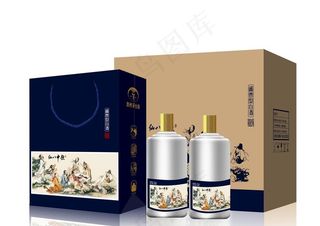 酒包装整套效果图图片