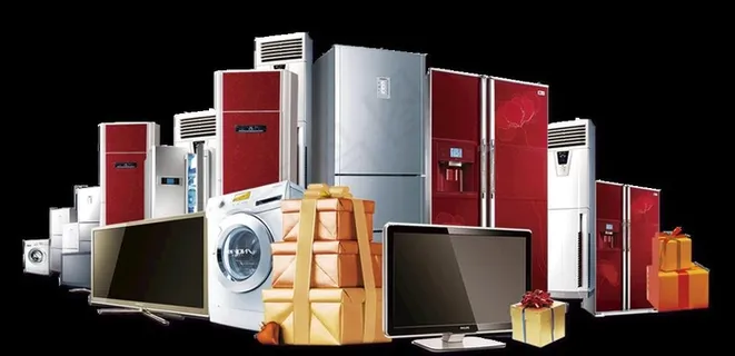 礼品堆 电器堆 礼品 礼盒图片