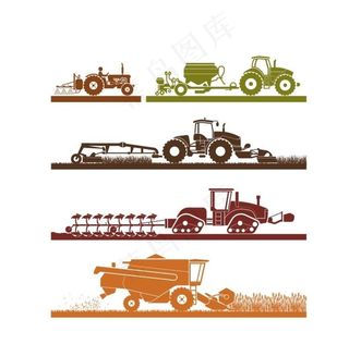 拖拉机图标图片