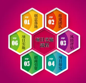 项目实施流程结构图细分图优势图图片
